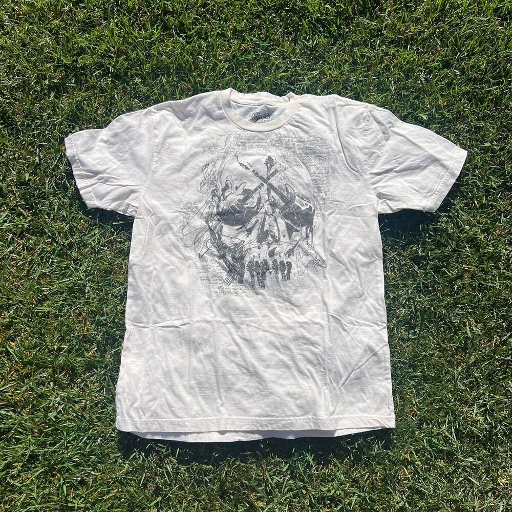 Stranded y2k guitar tee mens size Xl music
